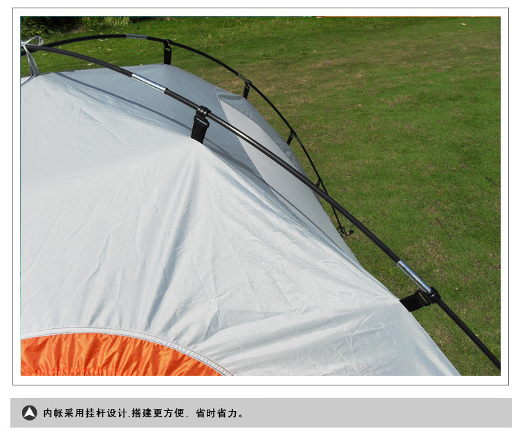 Cheap Goat Tents LOOKO 2022 New Outdoor Supplies Rainstorm Camping Tent 3 4 People Build Double Layer Family Travel Tent   